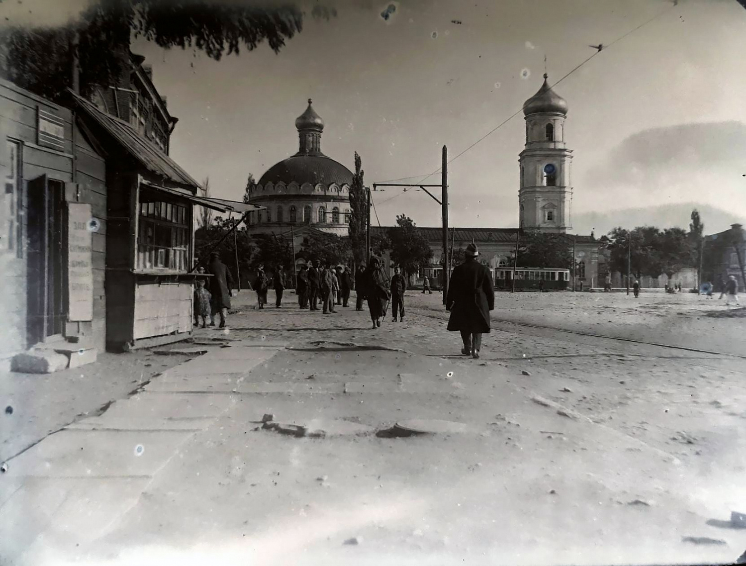 Таганрог. Октябрьская площадь. Фотография Е. Решетько. 1933-1934 гг.