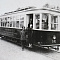 Трамвайный вагон – подарок Ленинградского Совета  рабочим завода Андреева. Фотография 1934 г.