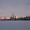 Закат над портом. Фотография А. Захарова. 2009 г.