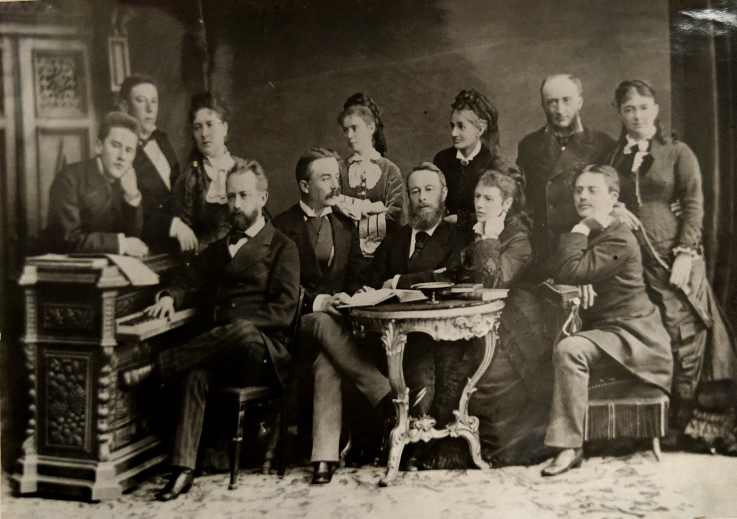 Семья Чайковских 1874 год